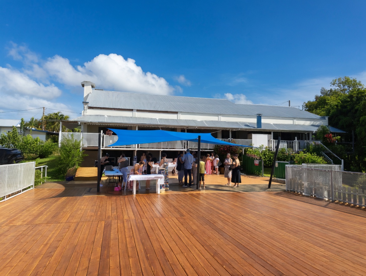 Terrasse de la Salle Zoiseaux Paradis - vue 2