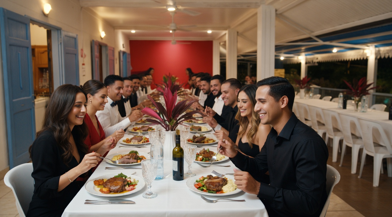 Repas à la Salle Zoiseaux Paradis